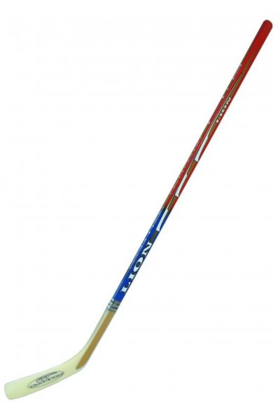 Hokejka LION 3311 - 115 cm rovn - erven-modr