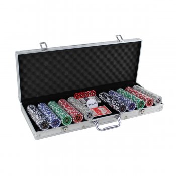 Poker set MASTER 500 v kufru Deluxe s oznaenm hodnt