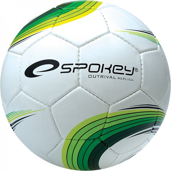 Futbalov lopta SPOKEY Outrival replica II zelen