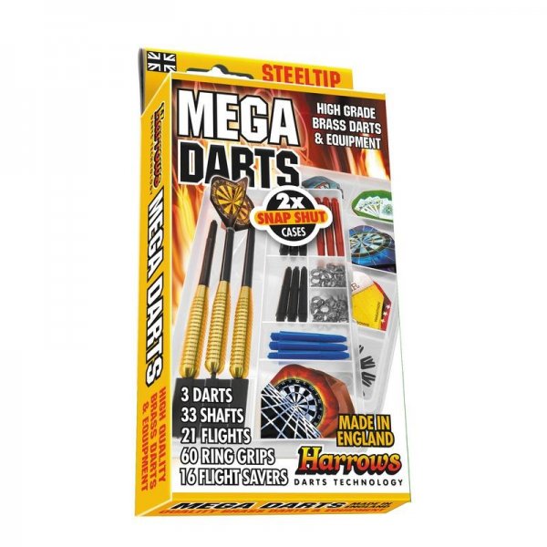pky HARROWS Mega Darts Steel darekov set