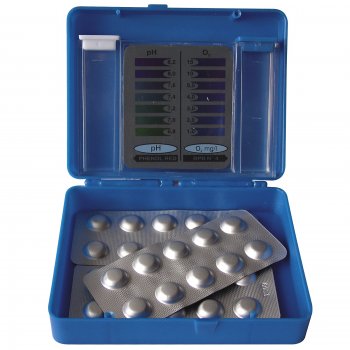 Tabletov tester na bezchlrov chmiu (O2)
