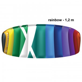 Kite komorov CROSS Air rainbow - vel. 1,2 m