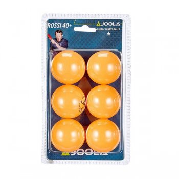 Loptiky na stoln tenis JOOLA Rossi * 6 ks - oranov