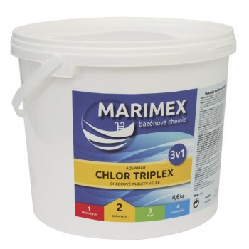 Baznov chmia MARIMEX Chlor Triplex 4,6 kg