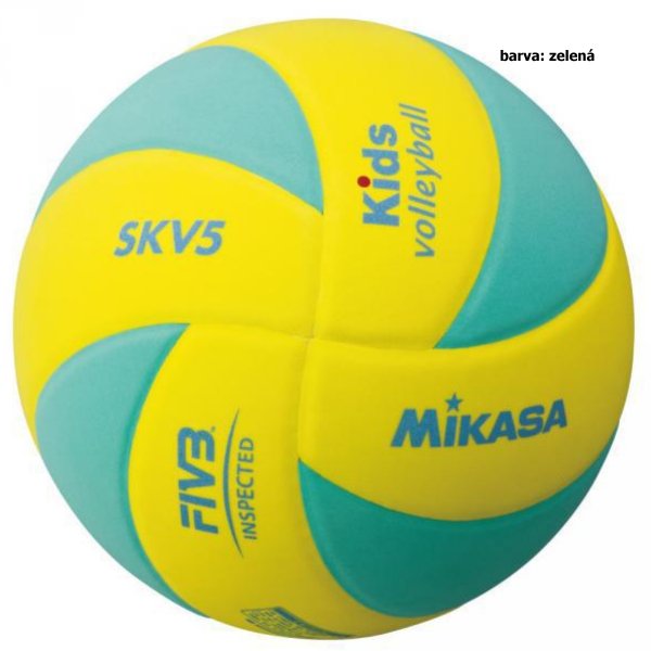 Volejbalov lopta MIKASA Kids SKV5 - zelen