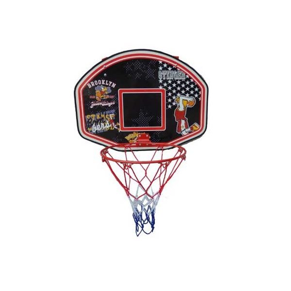Basketbalov k s doskou SPARTAN 60 x 44 cm s loptou
