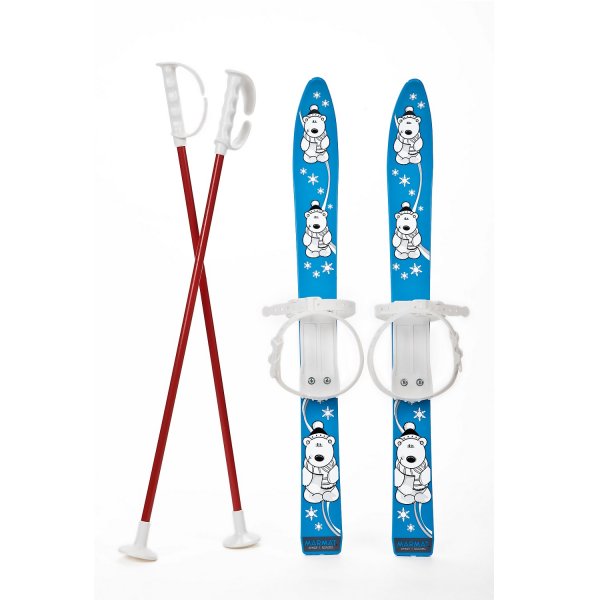 Baby Ski 70 cm - detsk plastov lye - modr