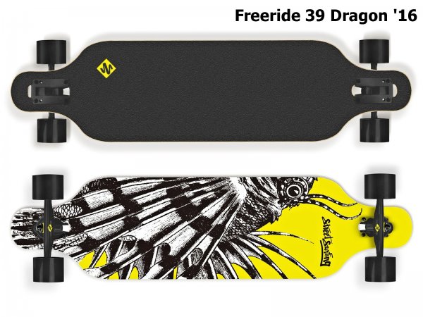 Longboard STREET SURFING Freeride 39 Dragon - lt 2016