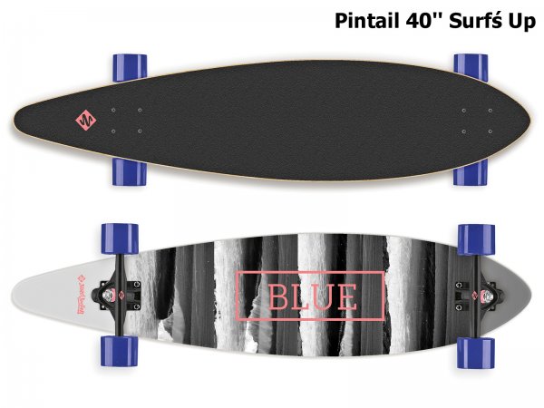 Longboard STREET SURFING Pintail 40'' Surf Up