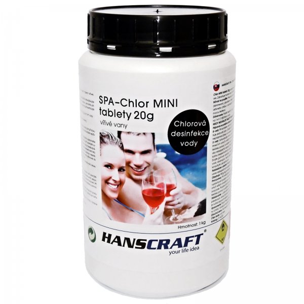Chmia pre vrivky HANSCRAFT SPA - Chlr mini tablety 20g