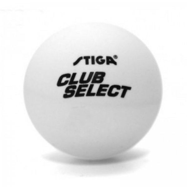 Loptiky na stoln tenis STIGA Club Select - biele