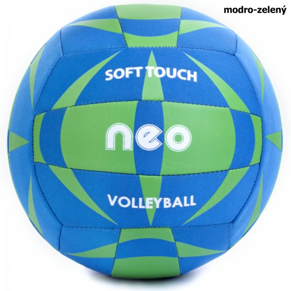 Volejbalov lopta SPOKEY Neo Soft modro-zelen