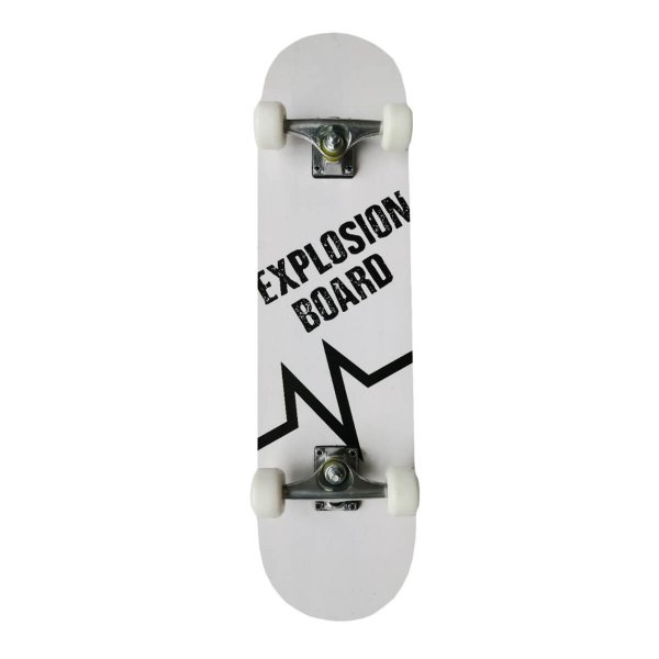 Skateboard MASTER Explosion Board - biely