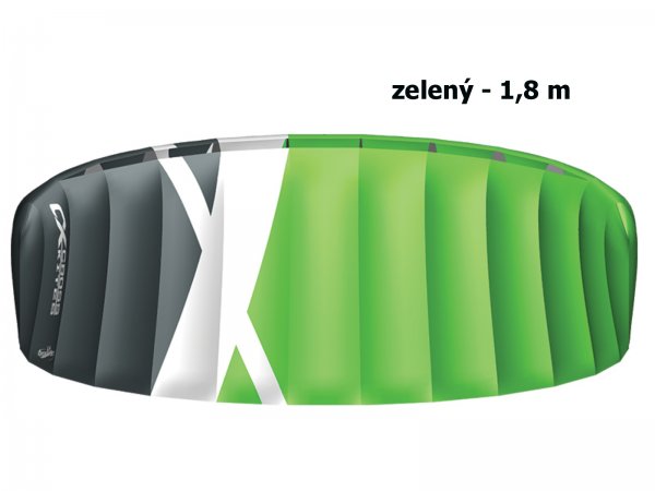 Kite komorov CROSS Boarder zelen - ve. 1,8 m