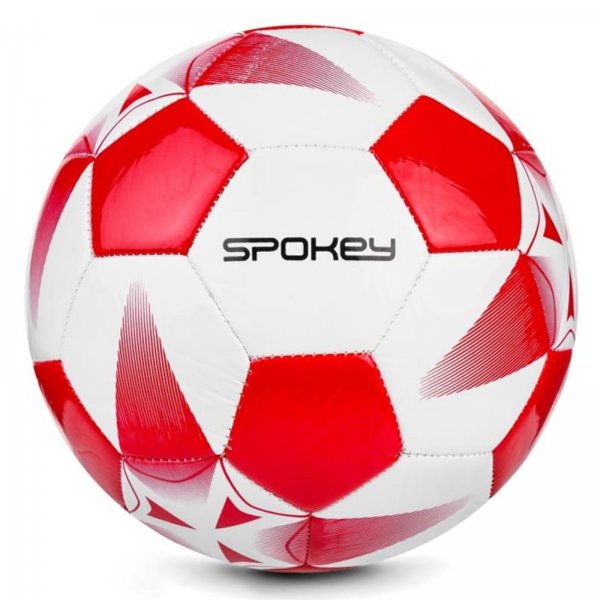 Futbalov lopta SPOKEY E2018 - bielo-erven