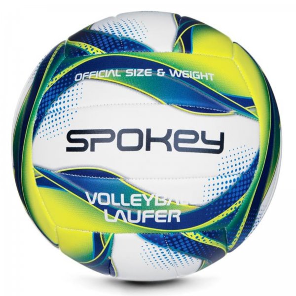 Volejbalov lopta SPOKEY Laufer - bielo-modr