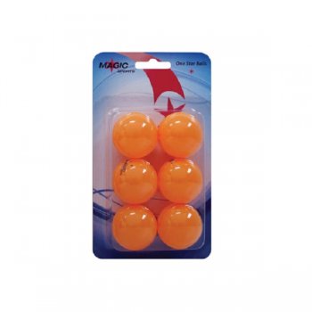Loptiky na stoln tenis MAGIC-SPORTS TT-Ball * 6ks - oranov